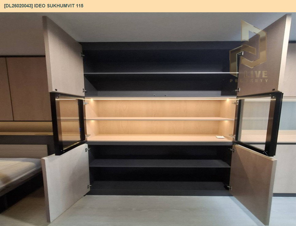 รูป DL26020043 ให้เช่าคอนโด ไอดีโอ สุขุมวิท 115 (IDEO Sukhumvit 115 ) ใกล้ BTS ปู่เจ้า พร้อมเข้าอยู่ โทรด่วน 0653619502 LineID @952jdxxk - รูปที่ 8/17