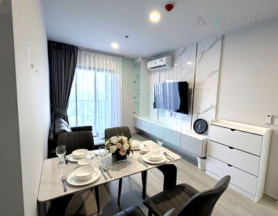 Condos for rent BTS On Nut : For Rent Condo ASPIRE ONNUT STATION Building 1, Floor 26,2 bed room, Room size 54 sqm