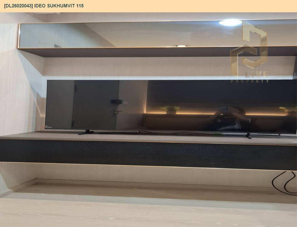รูป DL26020043 ให้เช่าคอนโด ไอดีโอ สุขุมวิท 115 (IDEO Sukhumvit 115 ) ใกล้ BTS ปู่เจ้า พร้อมเข้าอยู่ โทรด่วน 0653619502 LineID @952jdxxk - รูปที่ 5/17