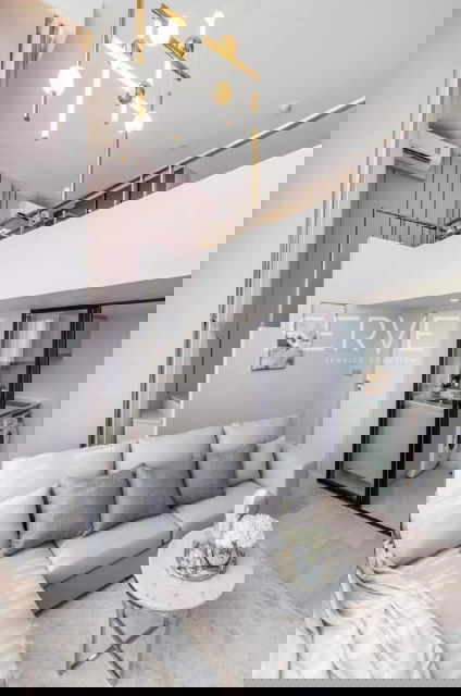 รูป 🔥ดูเพล็กซ์ 1 นอน แต่งสวย Luxury ชั้นสูง 25+ ทำเลดี ใกล้ BTS ช่องนนทรี 600 ม. ที่คอนโด Knightsbridge Prime Sathorn / ให้เช่าคอนโด - รูปที่ 3/9