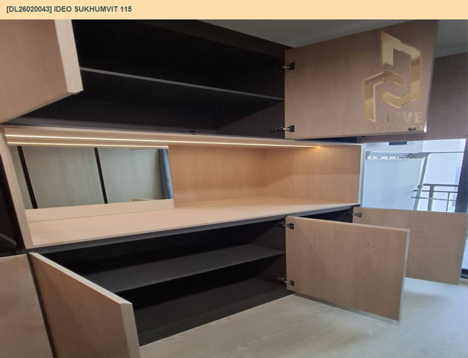 รูป DL26020043 ให้เช่าคอนโด ไอดีโอ สุขุมวิท 115 (IDEO Sukhumvit 115 ) ใกล้ BTS ปู่เจ้า พร้อมเข้าอยู่ โทรด่วน 0653619502 LineID @952jdxxk - รูปที่ 10/17