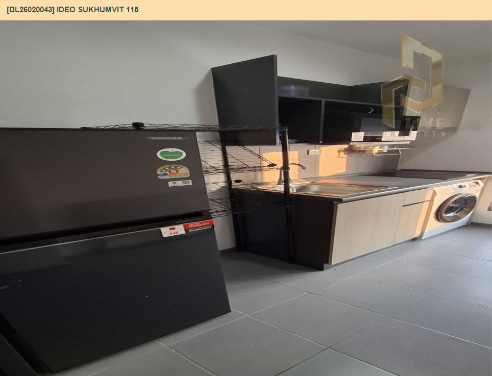 รูป DL26020043 ให้เช่าคอนโด ไอดีโอ สุขุมวิท 115 (IDEO Sukhumvit 115 ) ใกล้ BTS ปู่เจ้า พร้อมเข้าอยู่ โทรด่วน 0653619502 LineID @952jdxxk - รูปที่ 16/17