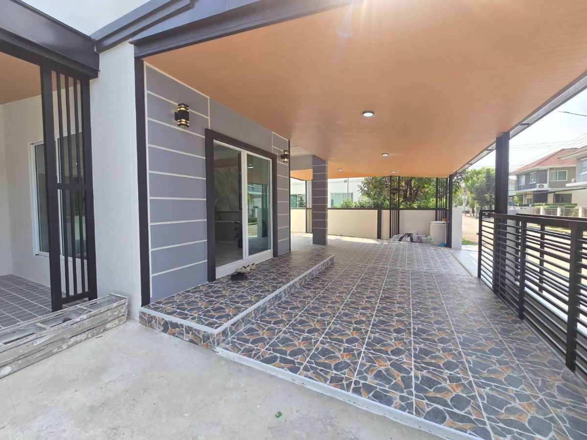 รูป บ้านเดี่ยวหลังใหญ่ เนื้อที่กว้างขวาง หลังมุม แต่งใหม่ มบ.เพอร์เฟคพาร์ค สุวรรณภูมิ ร่มเกล้า เฟส 2 ถนนร่มเกล้า 6/1 ใกล้สนามบินสุวรรณภูมิ เฟอร์ฯสวย - รูปที่ 10/41