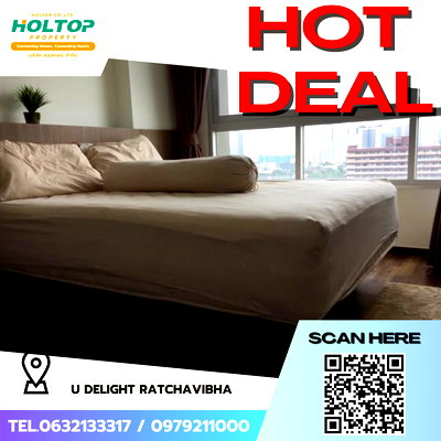 Condos for rent Pantip Plaza Ngamwongwan : #S5622  For Rent U Delight Ratchavibha