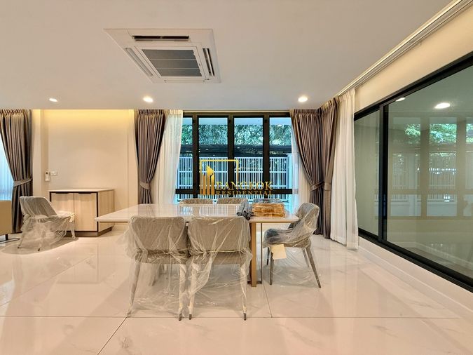 4-bed house for rent, 490 sqm, 1 sq wah, Watthana