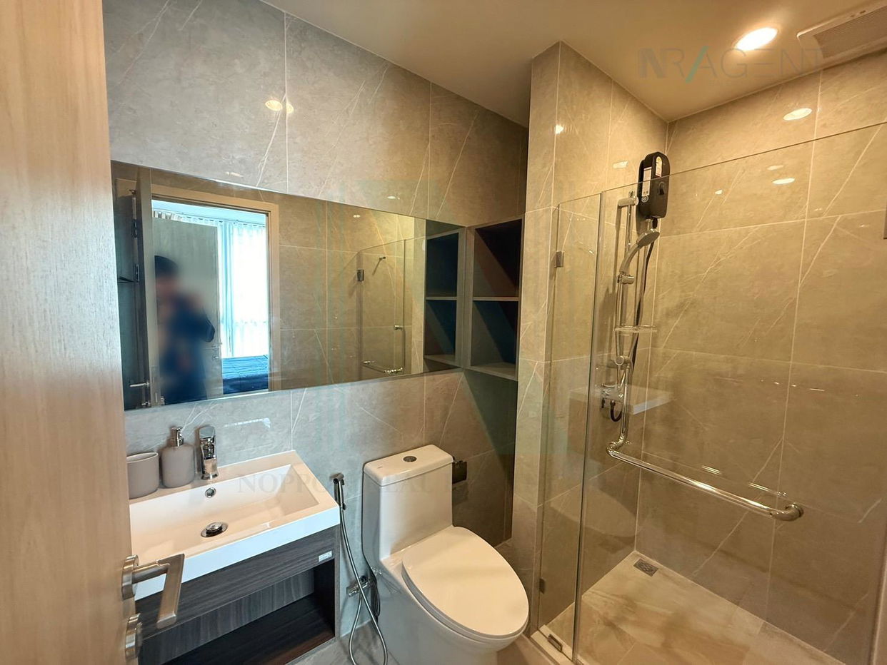 รูป ให้เช่าคอนโด นิว ดิสทริค อาร์ 9 อาคาร 1 ชั้น 8 1 ห้องนอน ขนาด 27 ตรม ใกล้ MRT พระราม 9 - รูปที่ 5/8