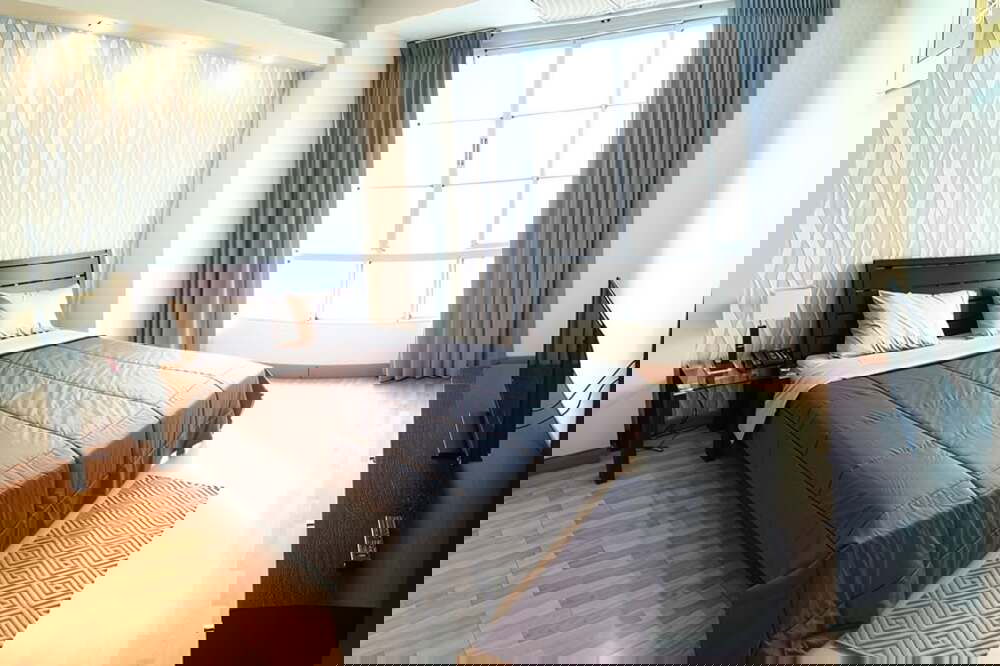 รูป 🔥 สำหรับเช่า !! ห้องไซส์ใหญ่, ชั้นสูง 16++, ทำเลดี !! 🔥 Code C20230103920....Citi Smart Sukhumvit 18, 2 นอน, 2 น้ำ, แต่งครบ, พร้อมเข้าอยู่📣📣 - รูปที่ 6/6