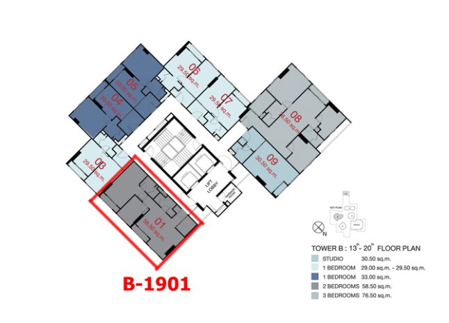 💖💖ขายดาวน์คอนโด Place 168 Pinklao B1901 ขนาด 59 ตร.ม.(2นอน2น้ำ) พร้อมอยู่ต้นปี 2569 TEL.087-499-6664💖💖