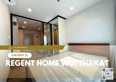 Condos for rent : For rent 📍 Regent Home Wutthakat 📍 Fully furnished with appliances. Near BTS Wutthakat.