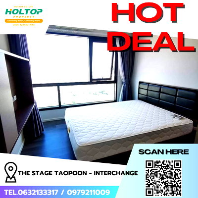 คอนโดให้เช่า : #R9158 🎉 030269 ให้เช่าคอนโด The Stage Taopoon - Interchange