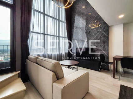 รูปภาพ 🔥Duplex 1 Bed Nice Decorate 37 sq.m. Super High Fl. 30+ Close to BTS Chong Nonsri 600 m. at Knightsbridge Prime Sathorn Condo / For Rent