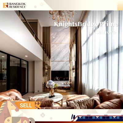 Condos for sale : 📈 High-Demand Location, Smart Price KnightsBridge Prime Sathorn near Bts Chong non si