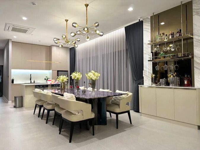 5-bed house for rent, 604 sqm, 127 sq wah, Grand Bangkok Boulevard Krungthepkritha