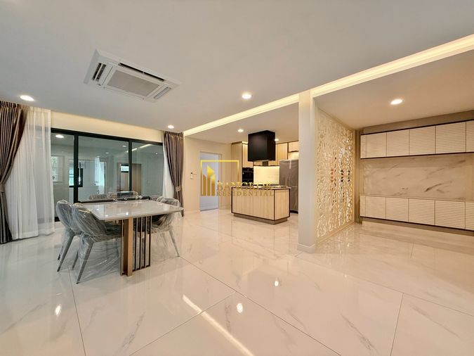 4-bed house for rent, 490 sqm, 1 sq wah, Watthana