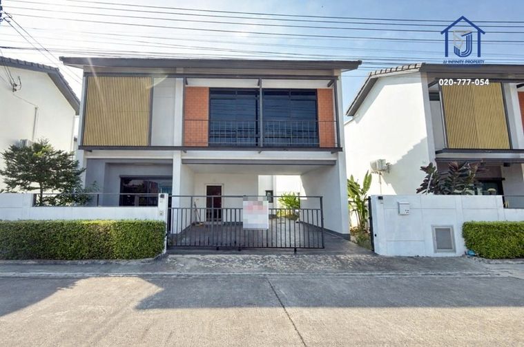 ขายบ้านเดี่ยว 2 ชั้น หมู่บ้านดิ เอ็มเบรส จตุโชติ รามอินทรา ถนนไทยรามัญ ใกล้ทางด่วน,รถไฟฟ้า