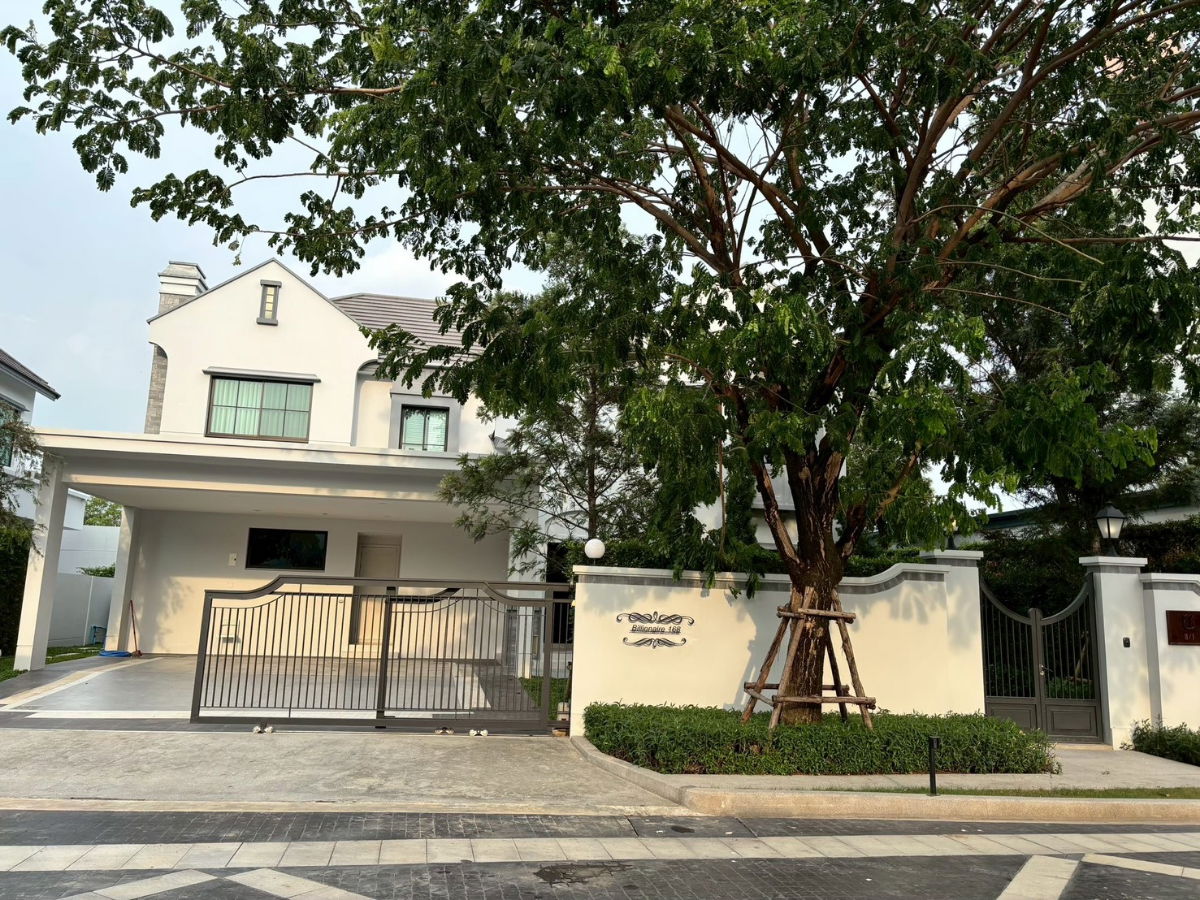 รูป 🏡 ให้เช่าบ้านเดี่ยวหรู สไตล์ French Eclectic – นันทวัน พระราม 9 กรุงเทพกรีฑาตัดใหม่ - รูปที่ 1/13