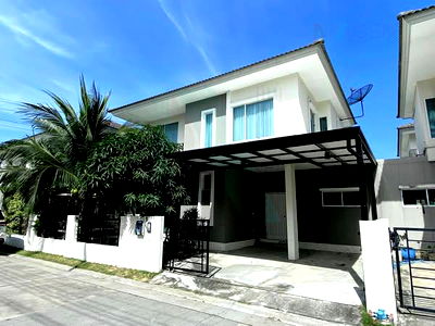 บ้านเดี่ยว สมุทรปราการ : ขายบ้านเดี่ยว โครงการ เดอะ ทรัสต์ ศรีนครินทร์-แพรกษา 2 ชั้น 3 ห้องนอน 2 ห้องน้ำ