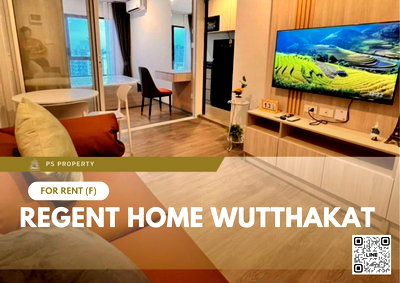 Condos for rent : For Rent ✨ Regent Home Wutthakat ✨ Fully furnished and equipped with appliances, near BTS Wutthakat.