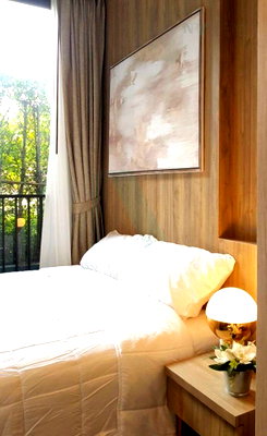 Condos for rent : For Rent Condo THE LINE ASOKE - RATCHADA Building 1, Floor 2,1 bed room, Room size 28.00 sqm