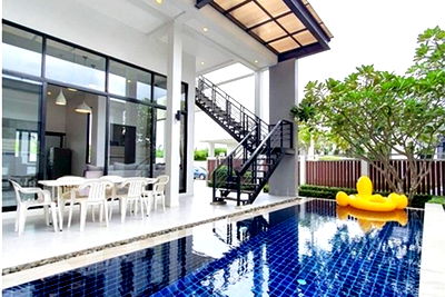 เช่าบ้านเดี่ยว หัวหิน ซ.112 : [920601001-942] ให้เช่าบ้าน We by Sirin 3 ห้องนอน 3 ห้องน้ำ ในหัวหิน ซอย 114