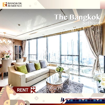 เช่าคอนโด ไอคอนสยาม :  The Bangkok Sathorn 💎 Special Beautiful High Floor Unit  