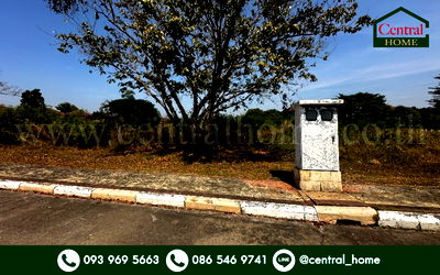 ที่ดิน วิทยาลัยการอาชีพกาญจนาภิเษกหนองจอก : ที่ดินเปล่า ถมแล้ว 106.7 ตร.วา หมู่บ้าน การ์เด้นลากูน่า - ฉะเชิงเทรา ถนนเมน ติดทะเลสาบ