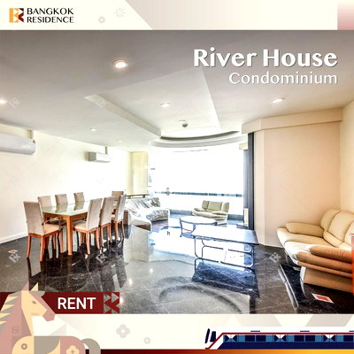 เช่าคอนโด ไอคอนสยาม : 🌊✨ Timeless River View at River House Condominium, Newly renovated unit