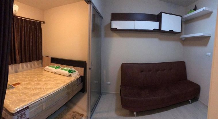 ให้เช่า คอนโด พลัม พาร์ค รังสิต เฟส1 ใกล้ ม.กรุงเทพ ตึก D ชั้น 4 แบบ 1 ห้องนอน 22 ตรม. มีเครื่องซักผ้า ของครบ เพียง 7,500 บาท