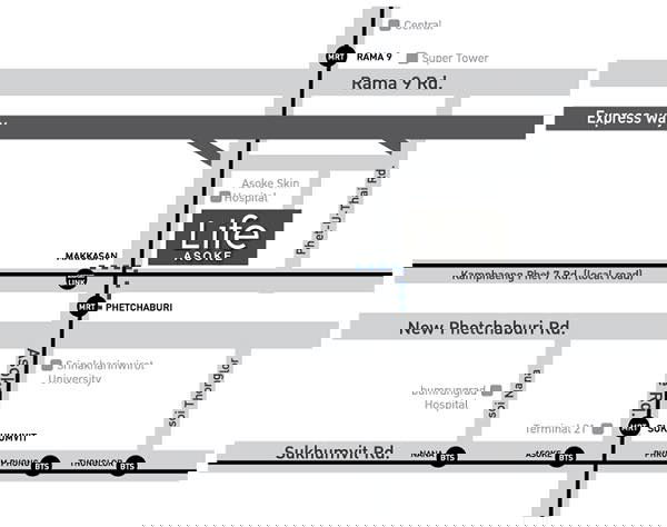 รูป [ปล่อยเช่า] ห้องสวย ชั้นสูง วิวเทพ! 🏙️ Life Asoke (ไลฟ์ อโศก) - รูปที่ 10/11