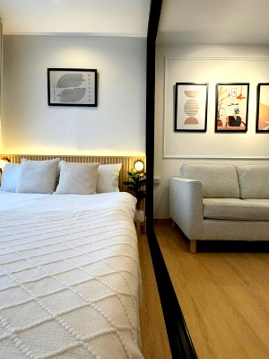 คอนโดให้เช่า : [ปล่อยเช่า] ห้องรีโนเวทใหม่! ✨ ชั้น 28 วิวโล่งไม่บล็อก | Ideo Sathorn-Thapra (ไอดีโอ สาทร-ท่าพระ)