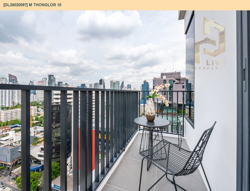 รูป DL26020097 ขายคอนโด เอ็ม ทองหล่อ 10 (M Thonglor 10) ใกล้ BTS เอกมัย พร้อมเข้าอยู่ โทรด่วน 0656133286 LineID @534wlwof - รูปที่ 19/20