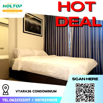 คอนโดให้เช่า : #R9179 🎉 040269 ให้เช่าคอนโด  VTARA36 Condominium (Sukhumvit 36)
