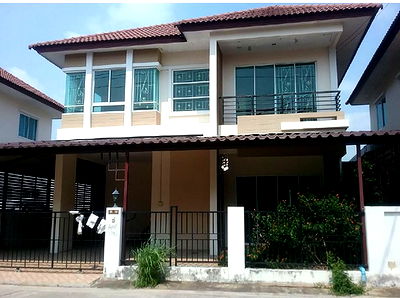 บ้านเดี่ยว ม.เทคโนโลยีมหานคร : K00970 ขายบ้านแฝด โครงการเต็มสิริวิลล่า เขตหนองจอก