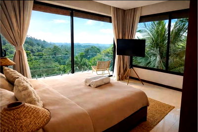 บ้านเดี่ยว เกาะสมุย สุราษฎร์ธานี : [920061011-16] Tropical 5-Bedroom Sea-View Villa in Mae Nam - 31.8 M THB