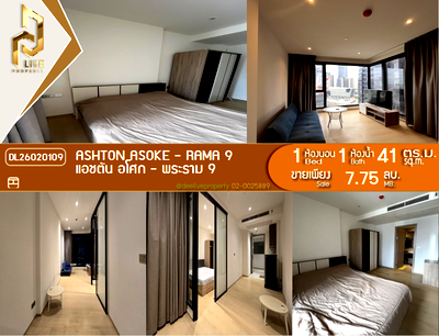 Condos for sale : DL26020109 Condo for sale, Ashton Asoke - Rama 9 near MRT พระราม 9, ready to move in, call urgently 0614453194 LineID @952jdxxk