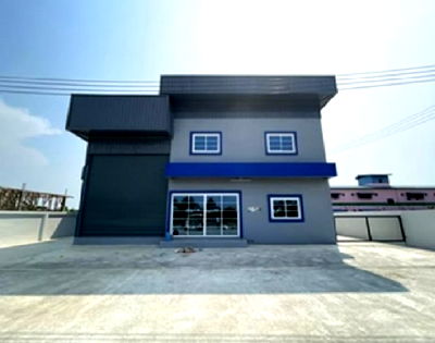 เช่าโรงงาน สถาบันเทคโนโลยีแห่งสุวรรณภูมิ  : ให้เช่าโกดัง โรงงาน ย่านบางปลา บางพลี / ซอยบางปลา 2 / พื้นที่ใช้สอย 456 ตารางเมตร / พื้นอีพ็อกซี่ / รถเทรลเลอร์เข้าได้