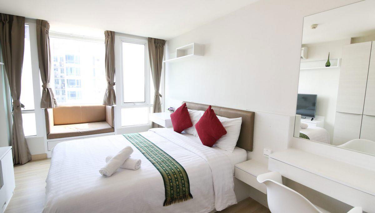 รูป ให้เช่าห้อง 1 นอน ขนาด 29 ตร.ม ชั้น 16 ตึกเอ เฟอร์ครบ  เอ็มโซไซตี้คอนโดเมืองทองธานี ราคาเช่า  6,500 /เดือน และมีห้องอื่นอีกมากมาย - รูปที่ 1/16