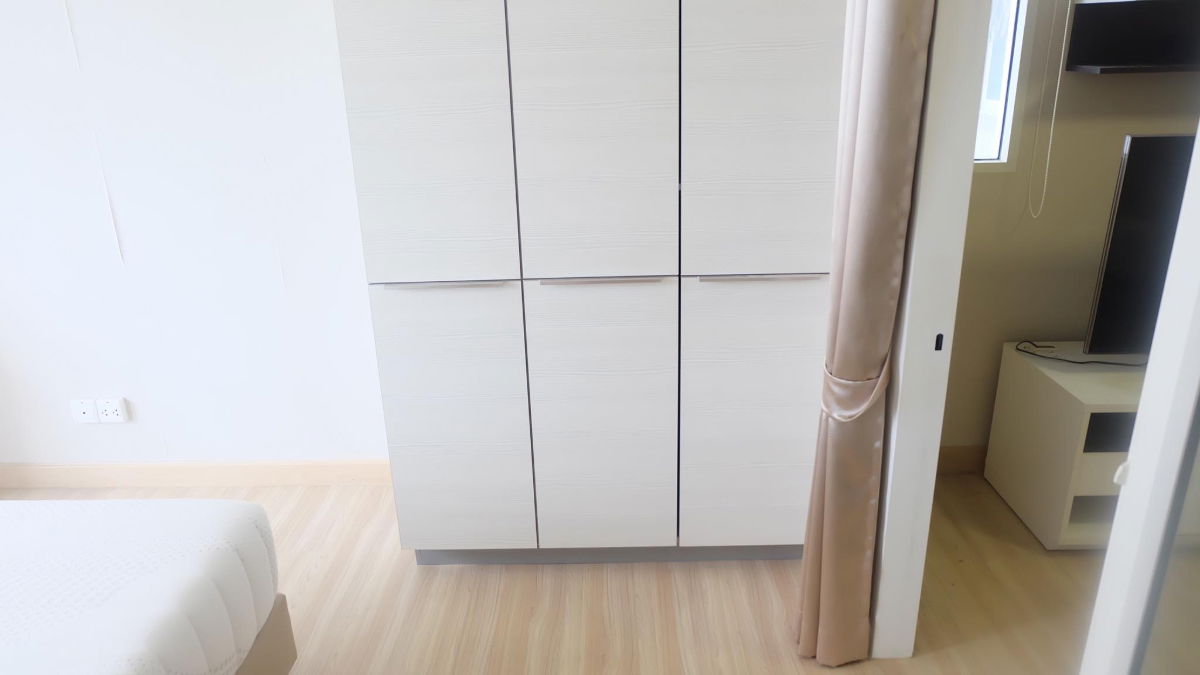 รูป ให้เช่าห้อง 1 นอน ขนาด 29 ตร.ม ชั้น 21 ตึกบี เฟอร์ครบ เอ็มโซไซตี้คอนโดเมืองทองธานี ราคาเช่า 7,000 /เดือน มีเครื่องซักผ้า - รูปที่ 8/19