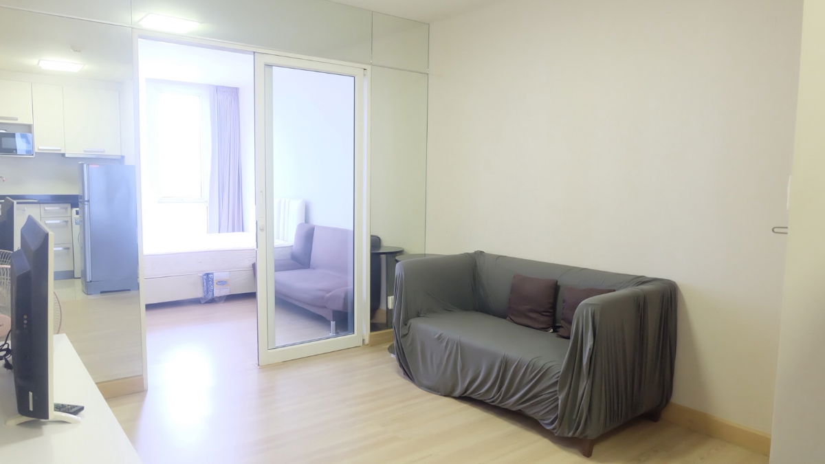 รูป ให้เช่าห้อง 1 นอน ขนาด 29 ตร.ม ชั้น 21 ตึกบี เฟอร์ครบ  เอ็มโซไซตี้คอนโดเมืองทองธานี ราคาเช่า  7,000 /เดือน - รูปที่ 18/19