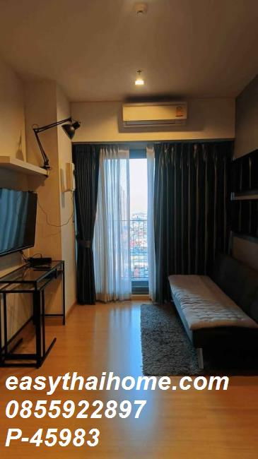 รูป P-45983 วิวเมืองสวย! 1 ห้องนอน วิซดอม สุขุมวิท ใกล้ MRT พร้อมอยู่ 17,000 บาท Line Id: @easythaihome 085-592-2897 - รูปที่ 12/15