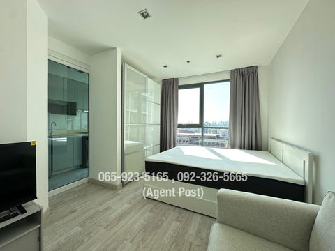 IDEO Mobi Sukhumvit 81 🚝 ติดBTSอ่อนนุช ✅พร้อมอยู่ — ห้องสตูดิโอ ขนาด 22 ตร.ม. 🌟วิวสระว่ายน้ำ🌟