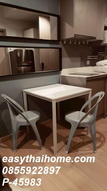 รูป P-45983 วิวเมืองสวย! 1 ห้องนอน วิซดอม สุขุมวิท ใกล้ MRT พร้อมอยู่ 17,000 บาท Line Id: @easythaihome 085-592-2897 - รูปที่ 3/15