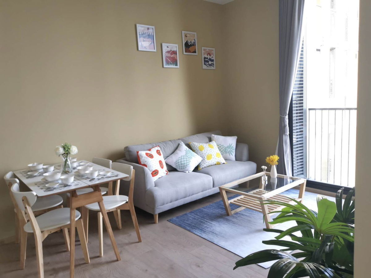 รูป LTHC14111 – Condo for Rent | Noble BE19 | 60 sqm | 2 Beds 2 Baths | Near BTS Asoke | 41K/Month | คอนโดให้เช่า โนเบิล บีไนน์ทีน - รูปที่ 6/7