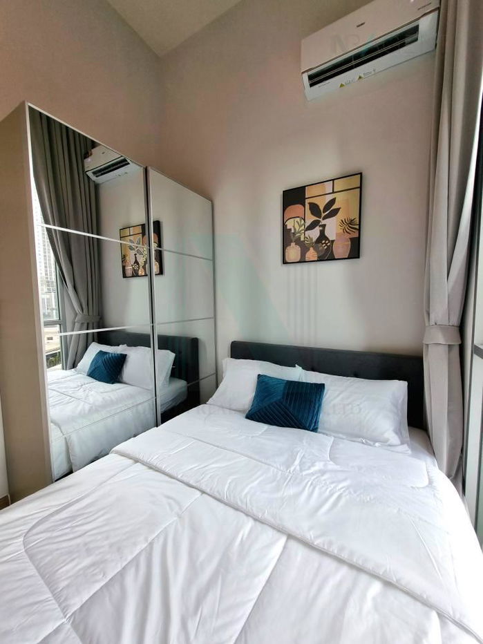 รูป 🔺 ให้เช่าคอนโด โนเบิล รีวอลฟ์ รัชดา 2 อาคาร 1 ชั้น 6 2 ห้องนอน ขนาด 52.00 ตรม ใกล้ AIA Capital Center - รูปที่ 7/8