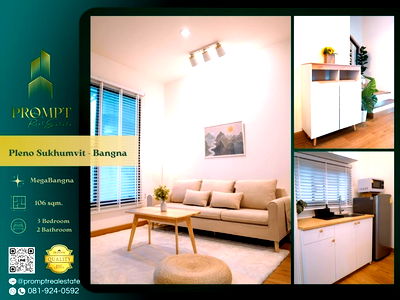 Houses for rent Bang Plee Samut Prakarn : OP01744 - Pleno Sukhumvit - Bangna