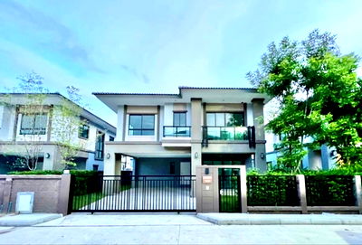 บ้านเดี่ยวให้เช่า : ให้เช่าภัสสรเพรสทีจ บางนา-สุวรรณภูมิ (Passorn Prestige Bangna-Suvarnabhumi) อยู่ถนนกิ่งแก้ว ต.ราชาเทวะ อ.บางพลี