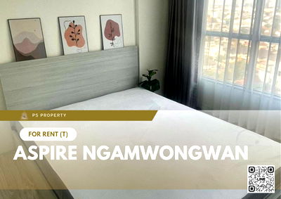 คอนโดให้เช่า : ให้เช่า 📍 Aspire Ngamwongwan 📍 เฟอร์นิเจอร์ และ เครื่องใช้ไฟฟ้าครบ ใกล้เดอะมอลล์งามวงศ์วาน