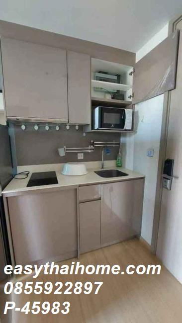 รูป P-45983 วิวเมืองสวย! 1 ห้องนอน วิซดอม สุขุมวิท ใกล้ MRT พร้อมอยู่ 17,000 บาท Line Id: @easythaihome 085-592-2897 - รูปที่ 9/15