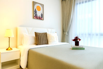 คอนโดให้เช่า : ให้เช่า The Sky สุขุมวิท คอนโด (33 ตร.ม.) 1นอน 1น้ำ เฟอร์ครบ พร้อมเข้าอยู่ 