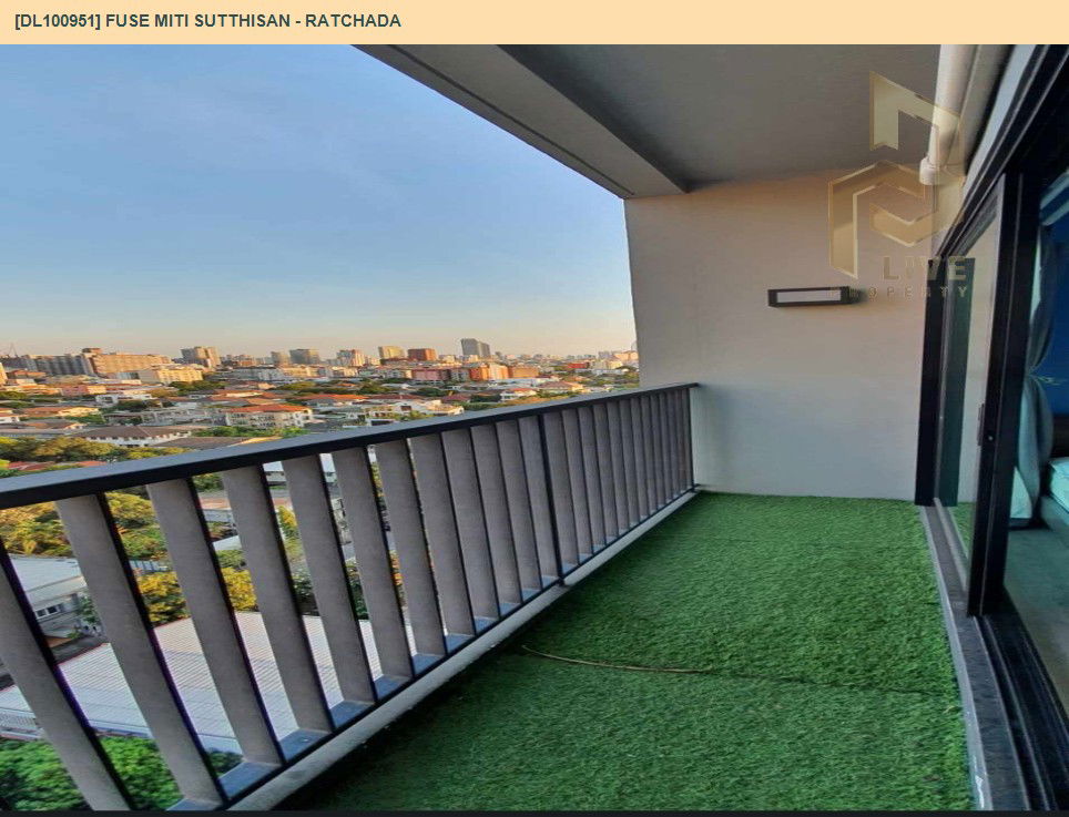 รูป DL100951 ให้เช่าคอนโด ฟิวส์ มิติ สุทธิสาร - รัชดา (Fuse MiTi Sutthisan - Ratchada) ใกล้ MRT สุทธิสาร  พร้อมเข้าอยู่ โทรด่วน 0656133286 LineID @534wlwof - รูปที่ 6/12